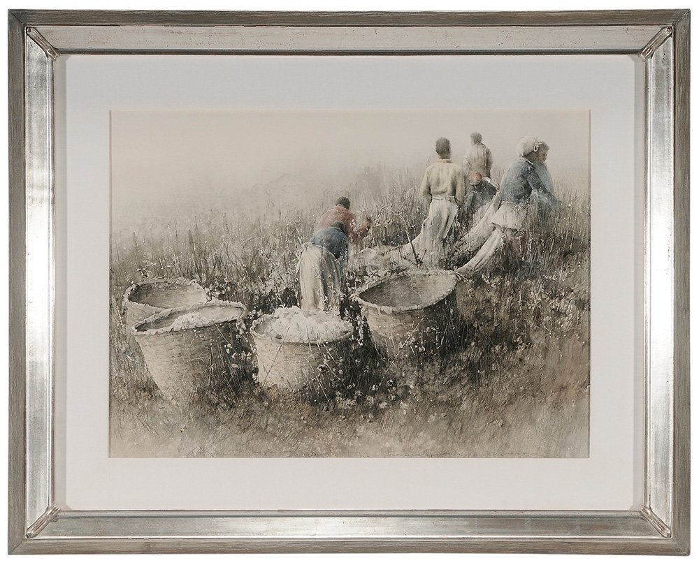 Sharecroppers, Marion, Alabama — watercolor by Hubert Shuptrine